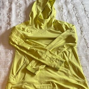 Athleta Bright Yellow Hoodie Sweatshirt